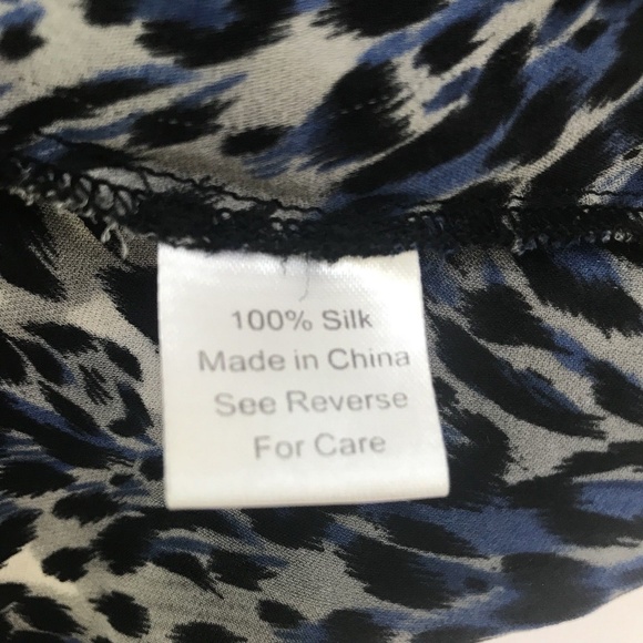 Parker 100% Silk Sleeveless Ruffle Trim Blouse S - Picture 6 of 6